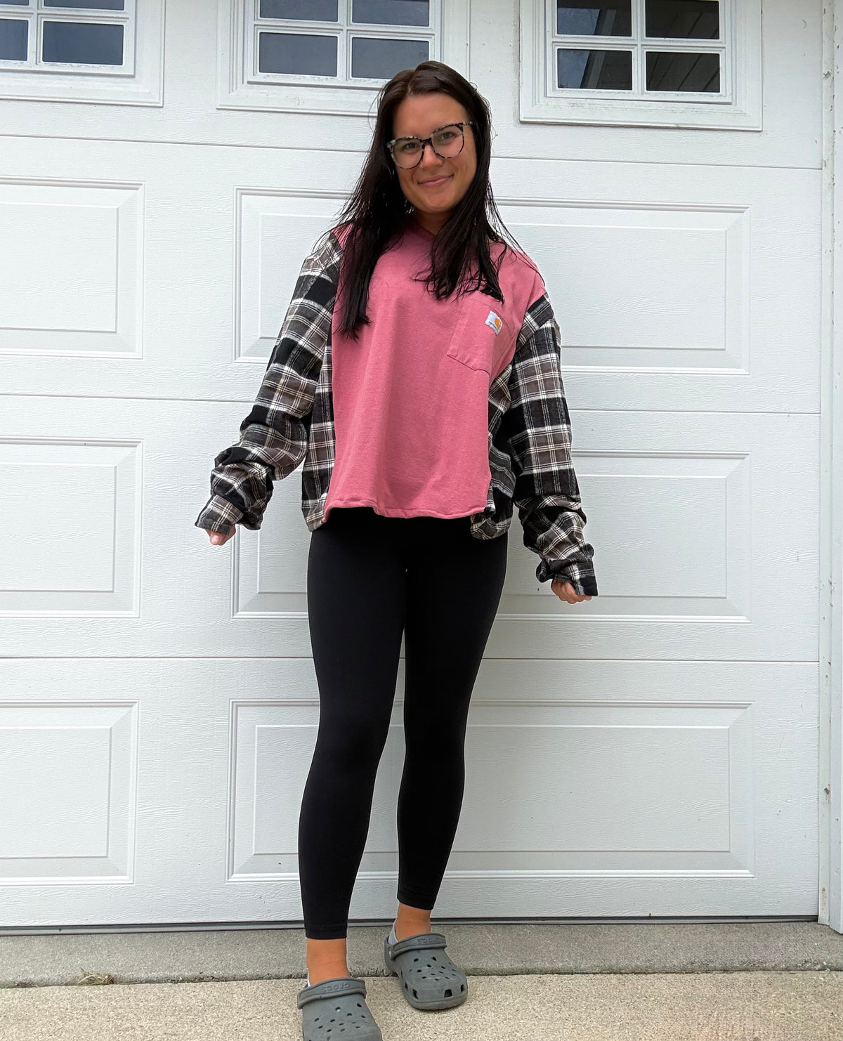 Red flannel tee (M/L)