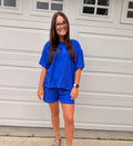 Solid shorts set