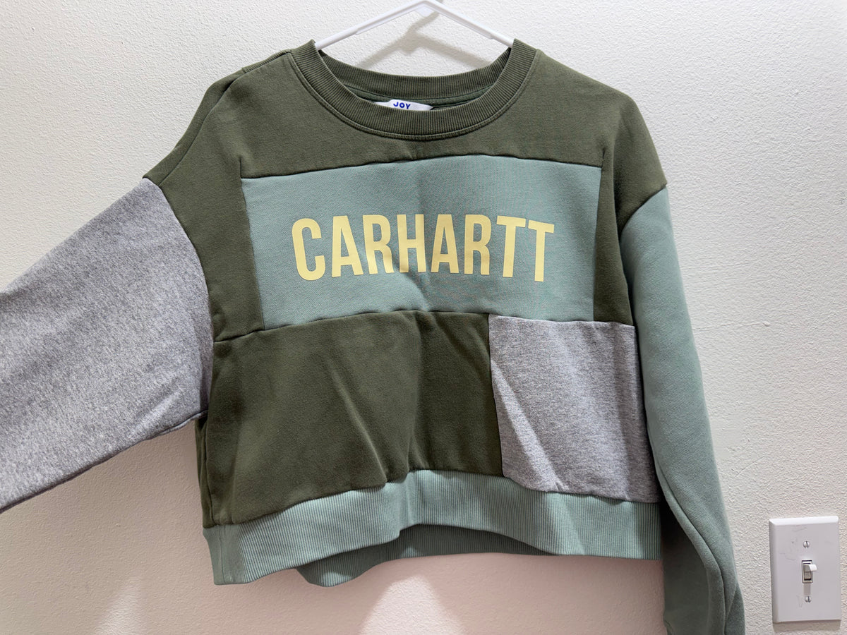 Patchwork crewneck (M)