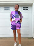 Purple upcycle set (M)