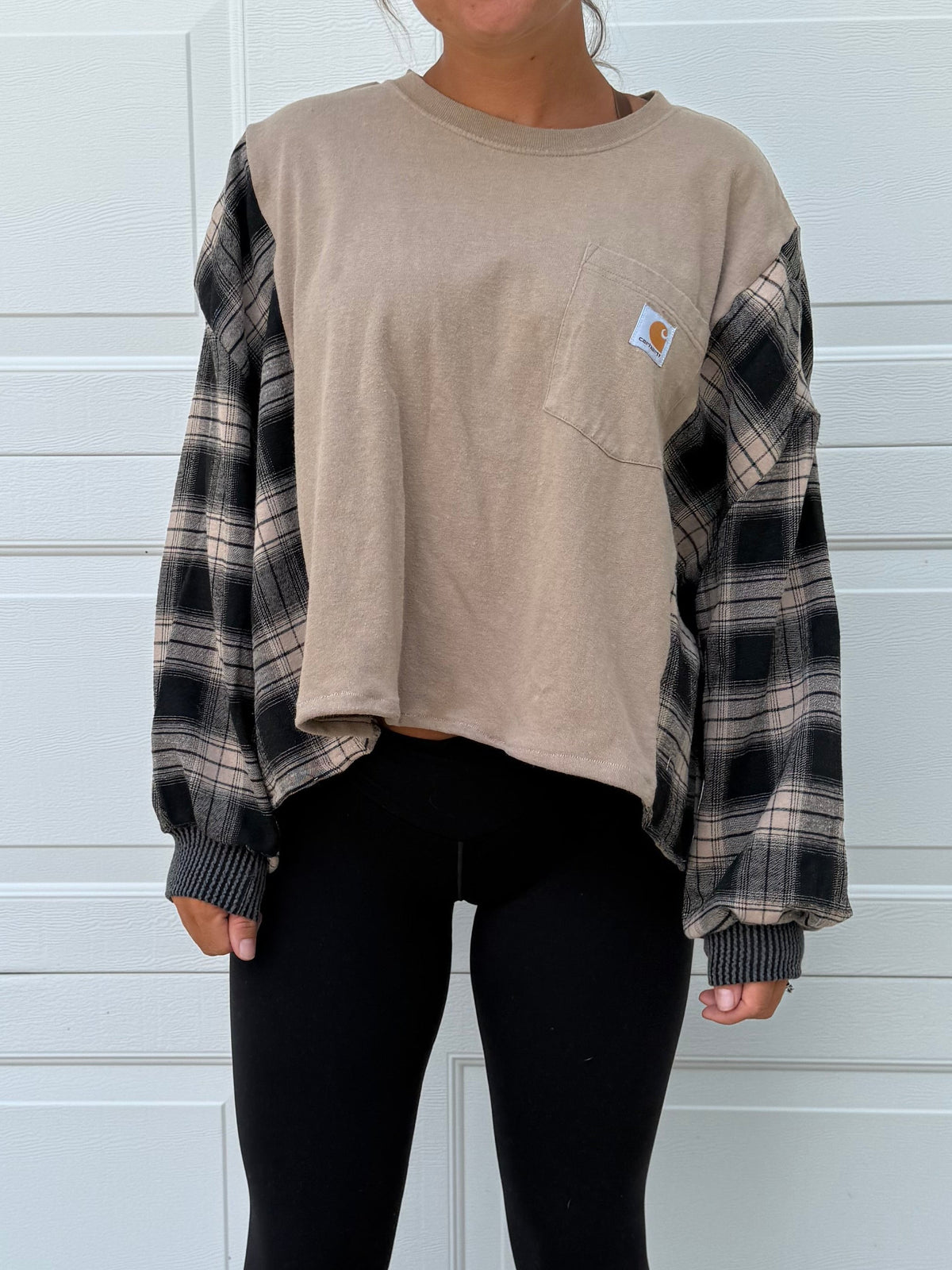 Tan flannel (s/m)
